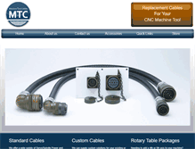 Tablet Screenshot of machinetoolcables.com